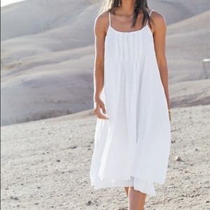 Ethereal CP SHADES silk and cotton float dress